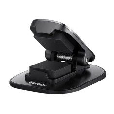 Suport Ochelari Auto Auto-Adeziv Baseus Clip Pentru Ochelari Negru ACYJN-A01 foto