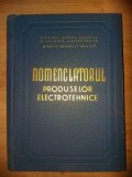 Nomenclatorul produselor electrotehnice
