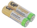 Baterie alcalină 1,5V AA nere&icirc;ncărcabilă 2 buc., GP