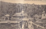 Schitul Sihastria. Secu privit din spre Sihla (necirculata, circa 1910)