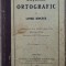 Dictionar ortografic al limbii romane - Stefan Pop// 1909
