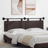 vidaXL Cap de pat suspendat Maro &icirc;nchis 190 x 55 x 5 cm țesătură 42031500