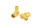 Adaptor pentru conector RF, Tata-Tata, unghi 90&deg;