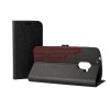 Husa Flip Cover Stand Magnetica Lenovo A328, Piele Eco, Neagra