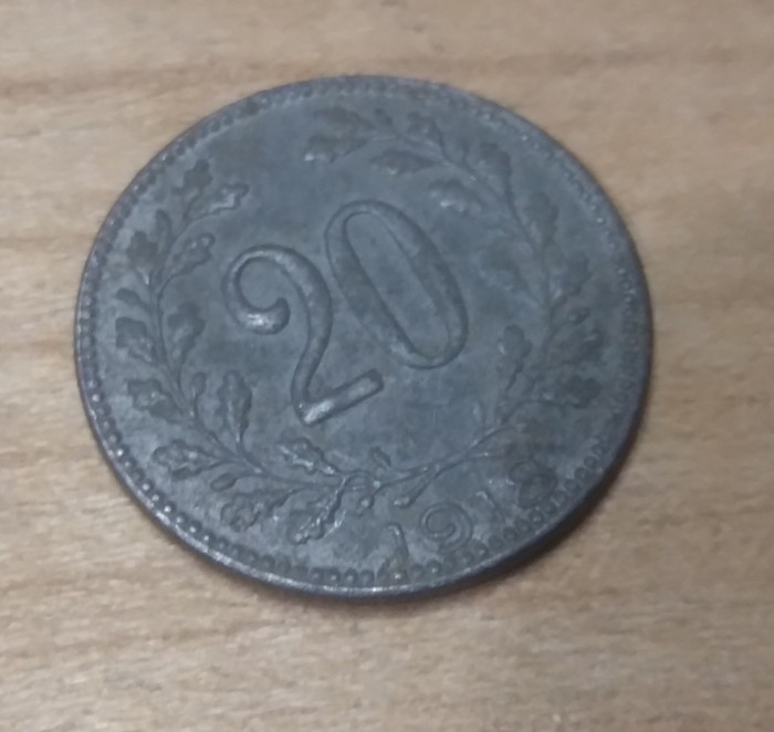 AUT AustroUngaria 10 heller 1918