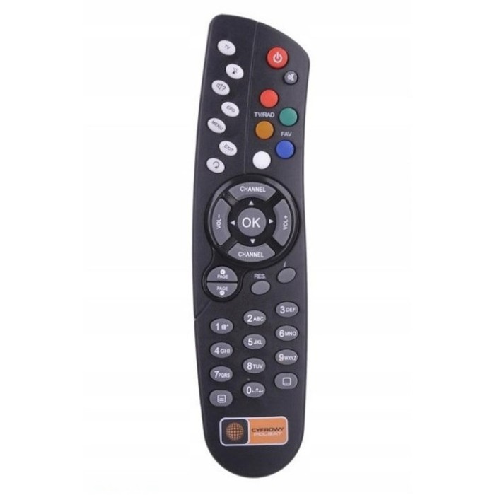 Telecomanda pentru Tv Echostar, Cyfrowy Polsat, HD7200, Negru