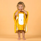 Poncho de baie bumbac Imprimeu leu Bebe/Copii, Nabaiji