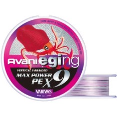 Fir Textil Varivas Avani Eging Max Power PE X9, White Marking, 18lbs, 0.8mm, 150m foto