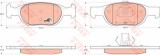 Set placute frana,frana disc FIAT PUNTO Cabriolet (176C) (1994 - 2000) TRW GDB1339