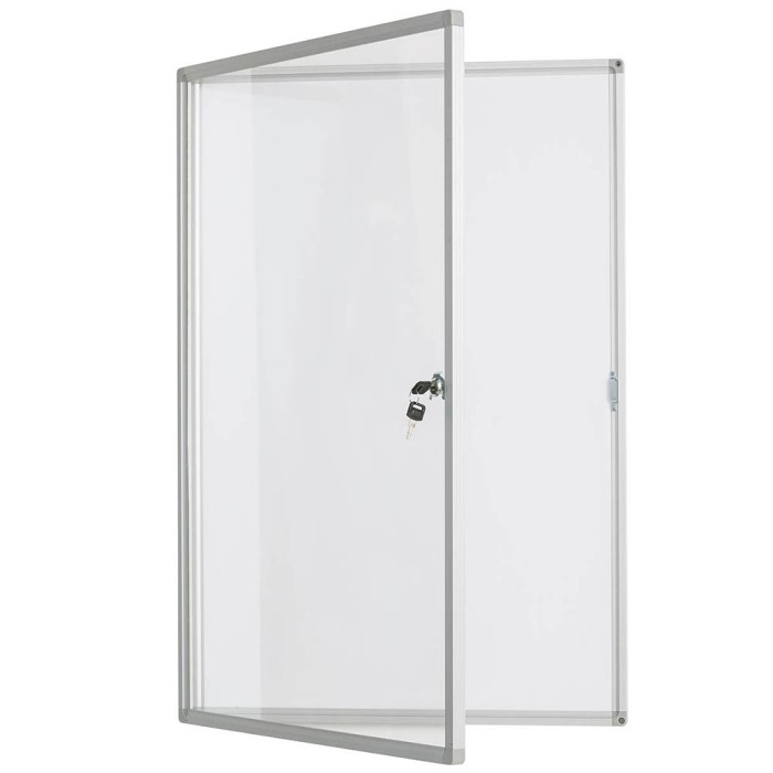 Avizier de interior pentru 6 coli A4, inchidere cu cheie, VISUAL