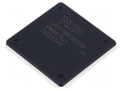 Microcontroler ARM LPC1788 512kB FLASH 16kB SRAM LQFP208 foto