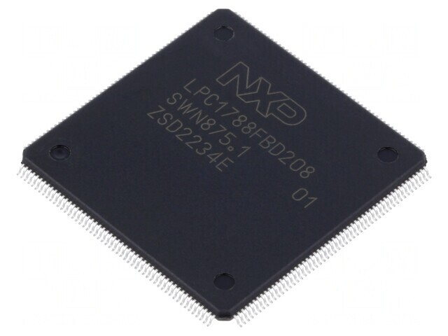 Microcontroler ARM LPC1788 512kB FLASH 16kB SRAM LQFP208