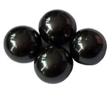 Cumpara ieftin Magneti sferici ceramici antistres, bila neagra lucioasa, set 4 bucati, diametru 24.5 mm