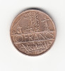 Moneda Franta 10 francs/franci 1976, stare buna, curata, Europa, Cupru-Nichel