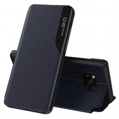 Husa pentru Xiaomi Poco X3 / Poco X3 NFC / Poco X3 Pro, Techsuit eFold Series, Dark Blue