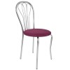 SCAUN VANESSA - CADRU CROM - STOFA - DIVERSE CULORI - Stofa D-albastru D86