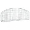Cos gabion arcuit, 150x30x40/60 cm, fier galvanizat