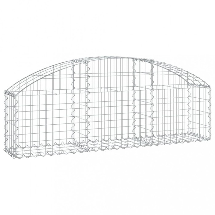 Cos gabion arcuit, 150x30x40/60 cm, fier galvanizat