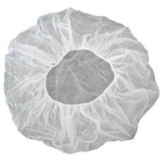 Bonete Reutilizabile Elastic, 10 Buc/Set, Diametru 46 cm, Polipropilena Netesuta, Culoare Alba, Set Bonete Reutilizabile, Bonete cu Elastic, Bonete de foto