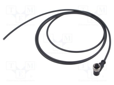 Conector M12 mufă mamă 4 pini unghi 2m HARTING PUR foto