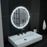 Oglinda LED Rotunda, 70cm, Lucea Touch, Sistem Dezaburire, Dimabila ModernLight Concept