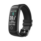 Bratara Fitness Techstar&reg; T4, Ecran 0.96&quot; inch, Bluetooth 5.0, IP66, Monitorizare Puls, Tensiune, Temperatura, Oxigen, Calitate Somn, Negru