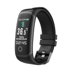 Bratara Fitness Techstar&reg; T4, Ecran 0.96&quot; inch, Bluetooth 5.0, IP66, Monitorizare Puls, Tensiune, Temperatura, Oxigen, Calitate Somn, Negru