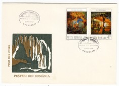 C12 - FDC Romania - Pesteri din Romania - LP963 - 1978