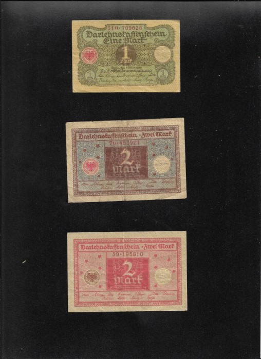 Set Germania 1 + 2 x 2 mark 1920