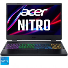 Laptop Gaming Nitro 5 AN515-58 cu procesor Intel® Core™ i5-12450H pana la 4.4 GHz, 15.6, Full HD, IPS, 144Hz, 16GB DDR5, 512GB SSD, NVIDIA® GeForce RT