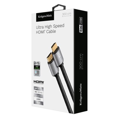 Cablu HDMI - HDMI 8K V2.1 3m Kruger&amp;amp;Matz KM1266 foto