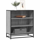 vidaXL Dulap, gri sonoma, 68x35x76 cm, lemn prelucrat și metal
