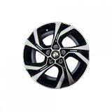 Set 4 Jante Aliaj PDW R16 5x114.3 ET35 7J Negru Lucios Polish