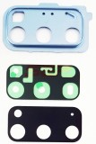 Geam Camera Spate cu Rama Samsung Galaxy S20 G980 Cloud Blue Original