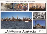 Bnk cp Australia - Melbourne - circulata, Printata