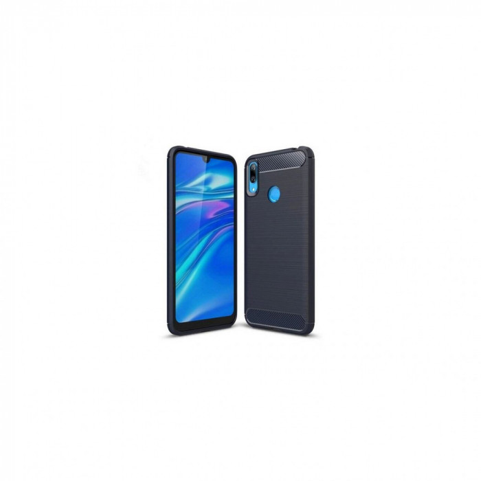 Husa Huawei Y7 (2019),Huawei Y7 Prime (2019) - iberry Carbon Albastru