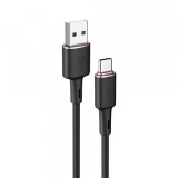Cablu Date si Incarcare USB-A - USB-C Acefast C2-04, 18W, 1.2m, Negru