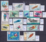 Lot filatelic Sport / Sanie - Timbre Diverse - A991, Stampilat