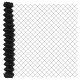 vidaXL Gard cu plasă de s&acirc;rmă Gri 25 x 1.6 m Oțel 42004835