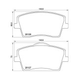 Placute frana Volvo Xc40 (536) 10.17-, Fata, BREMBO