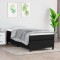 vidaXL Cadru de pat box spring, negru, 90x200 cm, textil