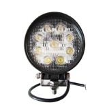 Proiector Led Auto Offroad 27W/12V-24V 1980 Lumeni Rotund Flood Beam 60 Grade 187505, General