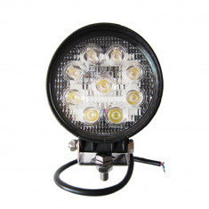 Proiector Led Auto Offroad 27W/12V-24V 1980 Lumeni Rotund Spot Beam 30 Grade 907771