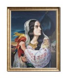 Cumpara ieftin Tablou Romania revolutionara pictat manual, 90x70cm ulei pe panza, reproducere C.D. Rosenthal, de Mircea Iordache