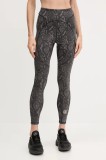 adidas by Stella McCartney leggins de antrenament TruePurpose culoarea gri, cu imprimeu, JM8457