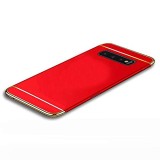 Husa Samsung Galaxy S10 Plus MyStyle Elegance Luxury 3in1, Protectie Soc, Praf, Zgarieturi, Carcasa Policarbonat, Rosu