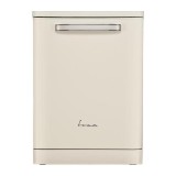 Masina de spalat vase Fram FDW-VRR606BGE++, 12 seturi, 6 programe, Clasa E, Display LED, Pornire intarziata, Aquastop, 60 cm, Bej