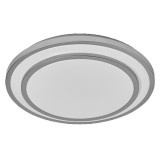 Plafoniera LED OSRAM Orbis Berlin 390, 24W, 2700 lm,lumina calda(3000K), IP20, O39cm, metal plastic, Argintiu