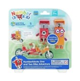 Set figurine Numberblocks - Aventuri pe bicicleta cu Unu si Doi, Hand2Mind