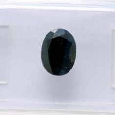 ~ SAFIR NATURAL albastru inchis 1,78 ct. Certificat de Autenticitate ! ! !